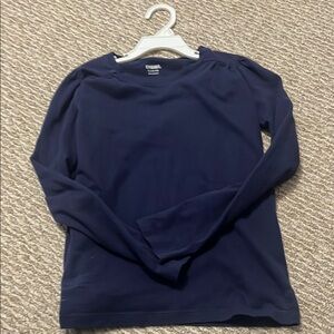 Champion Navy Long Sleeve Shirt